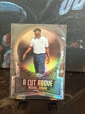 2022 UD Skybox Metal Universe Michael Jordan #ACA-1 A Cut Above Die-Cut Insert